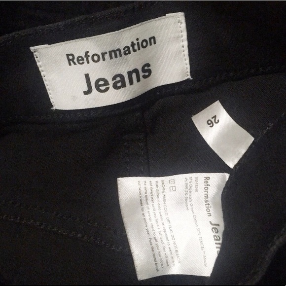 Reformation Skinny Jeans in Faded Black, Size 26 - Picture 5 of 8